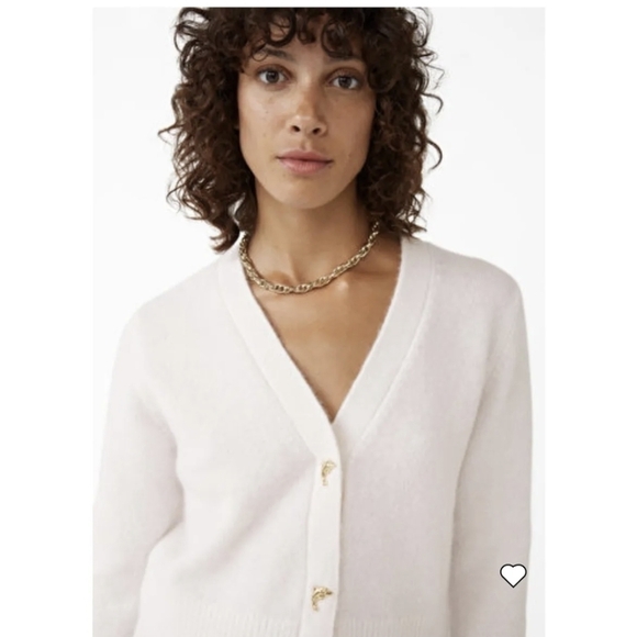 & Other Stories Cardigan With Dolphin Buttons - Picture 2 of 6